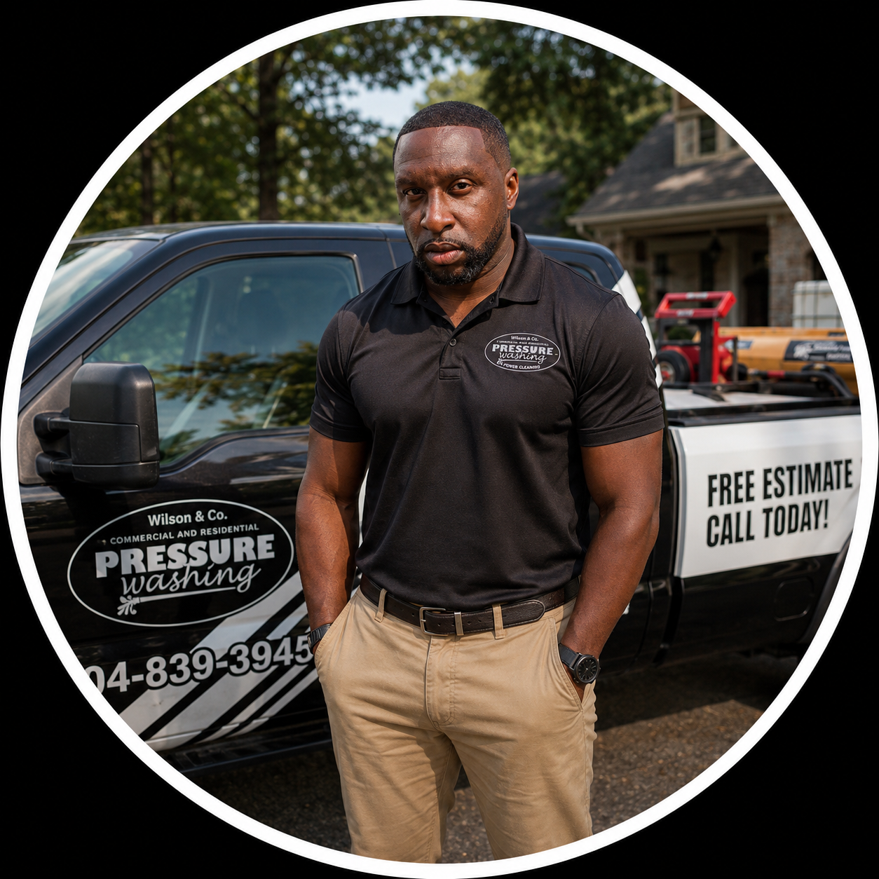 Anthony D. Wilson, owner and founder of Wilson & Co. Pressure Washing